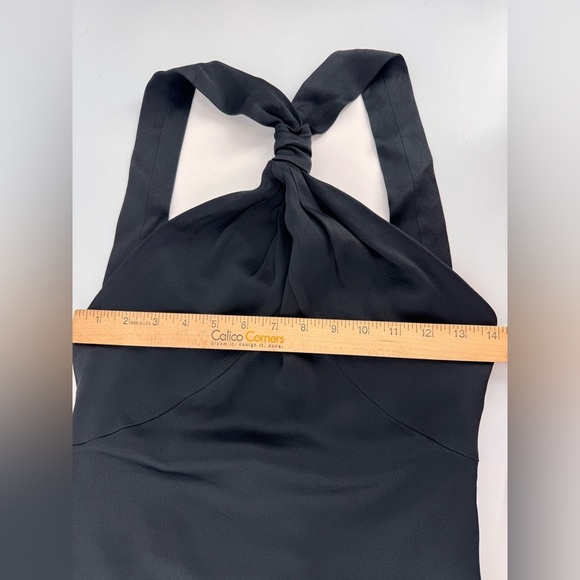 Jen Ceballos X Mango Satin Mini Dress with knot Small - Picture 7 of 10